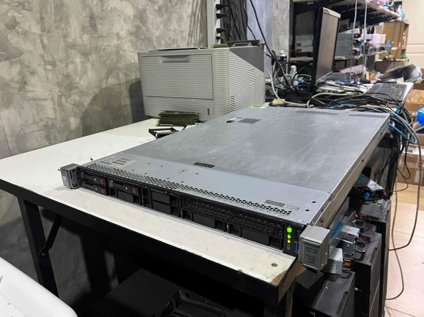 hp dl360 g9 server 2cpu 32gb v3 มือสองพร้อมใช้งาน