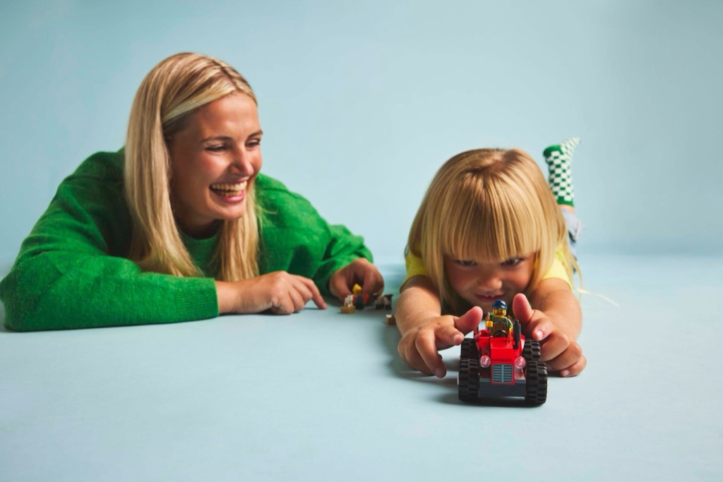 เลโก้ LEGO City 60461 Red Farm Tractor with Trailer