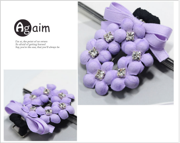 กลีบดอกไม้ผ้า ขนาด 2 ซม. มี 4 สีให้เลือก#CR041