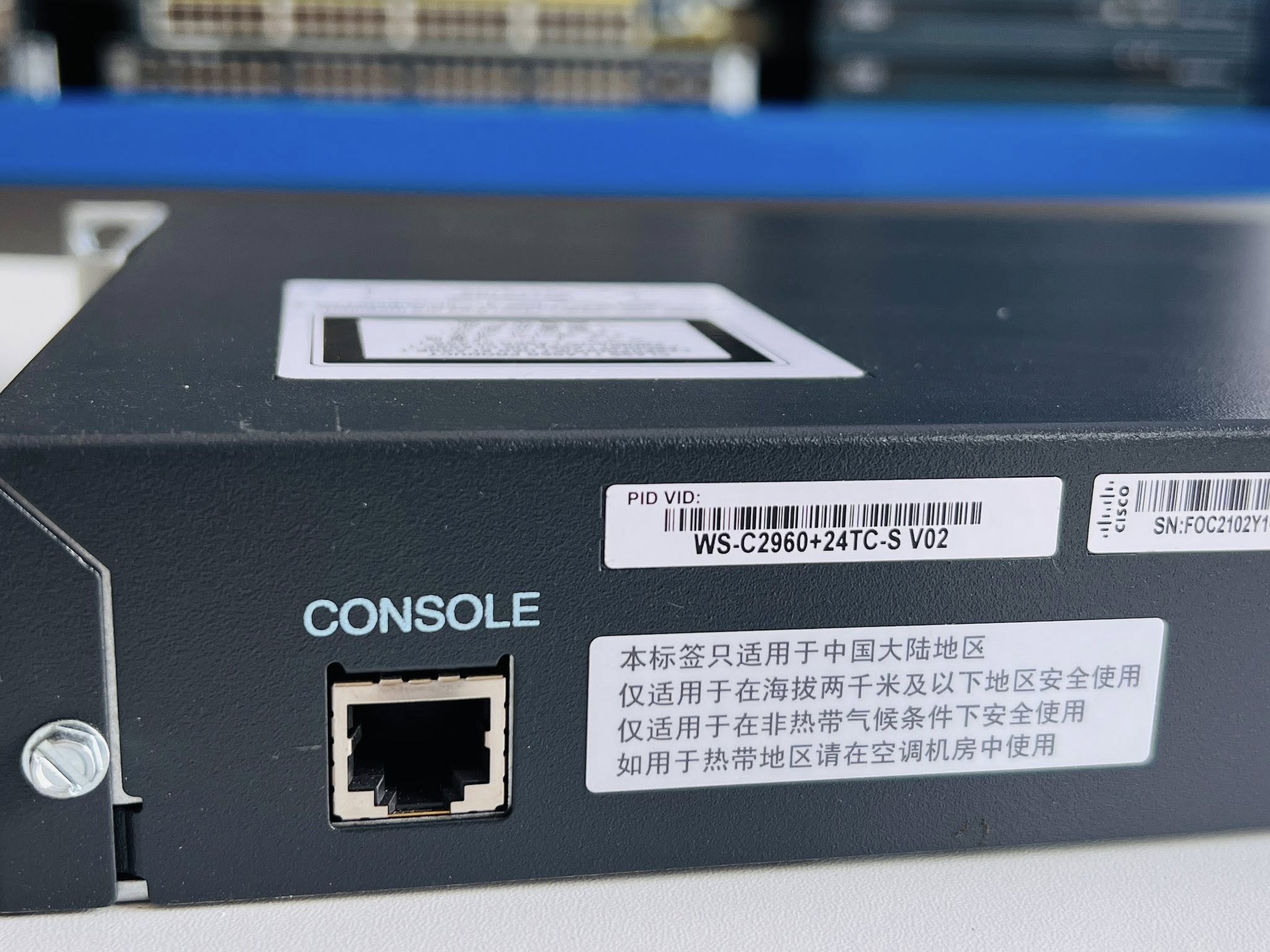 Switch Cisco 2960 Plus 24TC S สวิทซิสโก้มือสองพร้อมใช้งาน