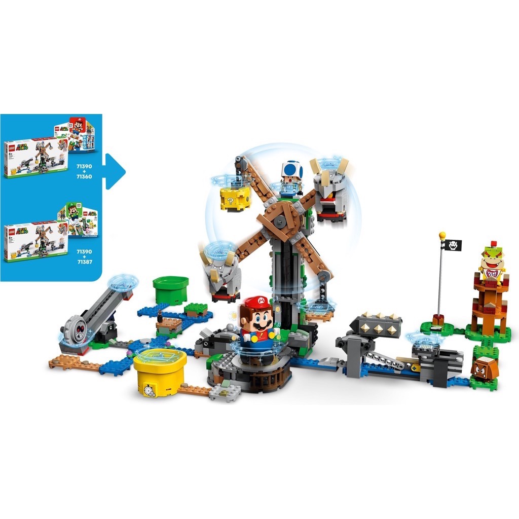 เลโก้ LEGO Super Mario 71390 Reznor Knockdown