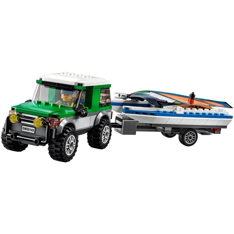 LEGO City 60149 4x4 with Catamaran