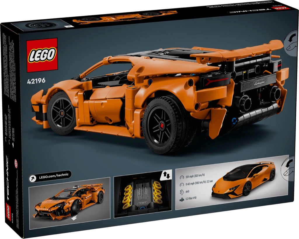 เลโก้ LEGO Technic 42196 Lamborghini Huracán Tecnica Orange