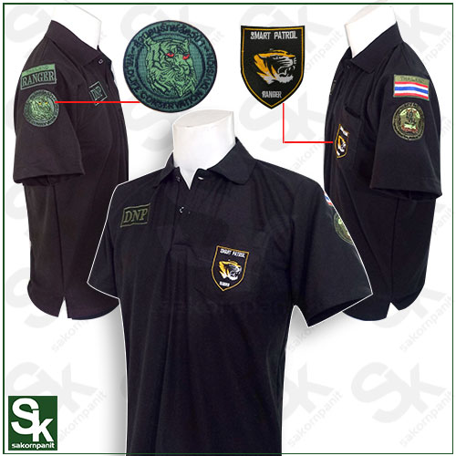 โปโลดำ SMART PATROL /อาร์มเขียว (ส่วนสัตว์ป่า)**