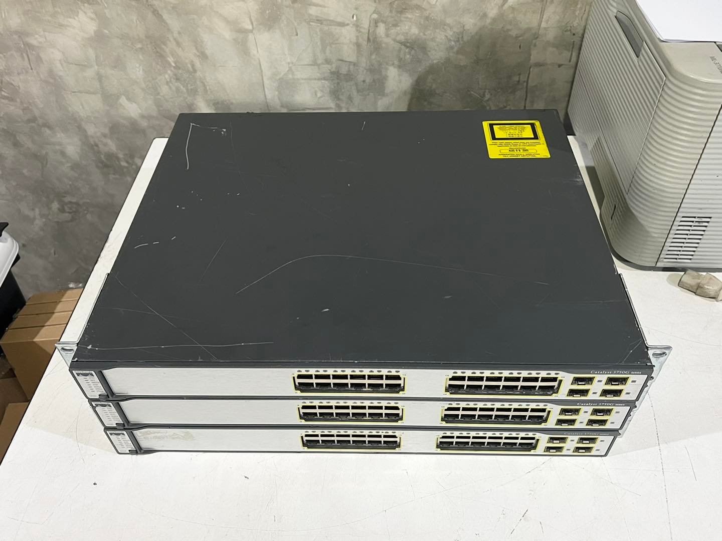 Cisco 3750G-24TS-E layer 3 มือ 2 พร้อมใช้งาน