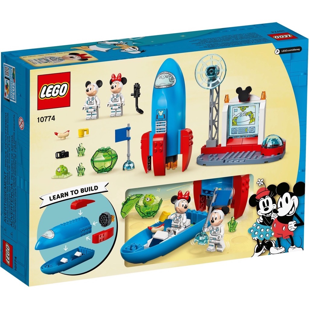 เลโก้ LEGO Disney 10774 Mickey Mouse & Minnie Mouse's Space Rocket