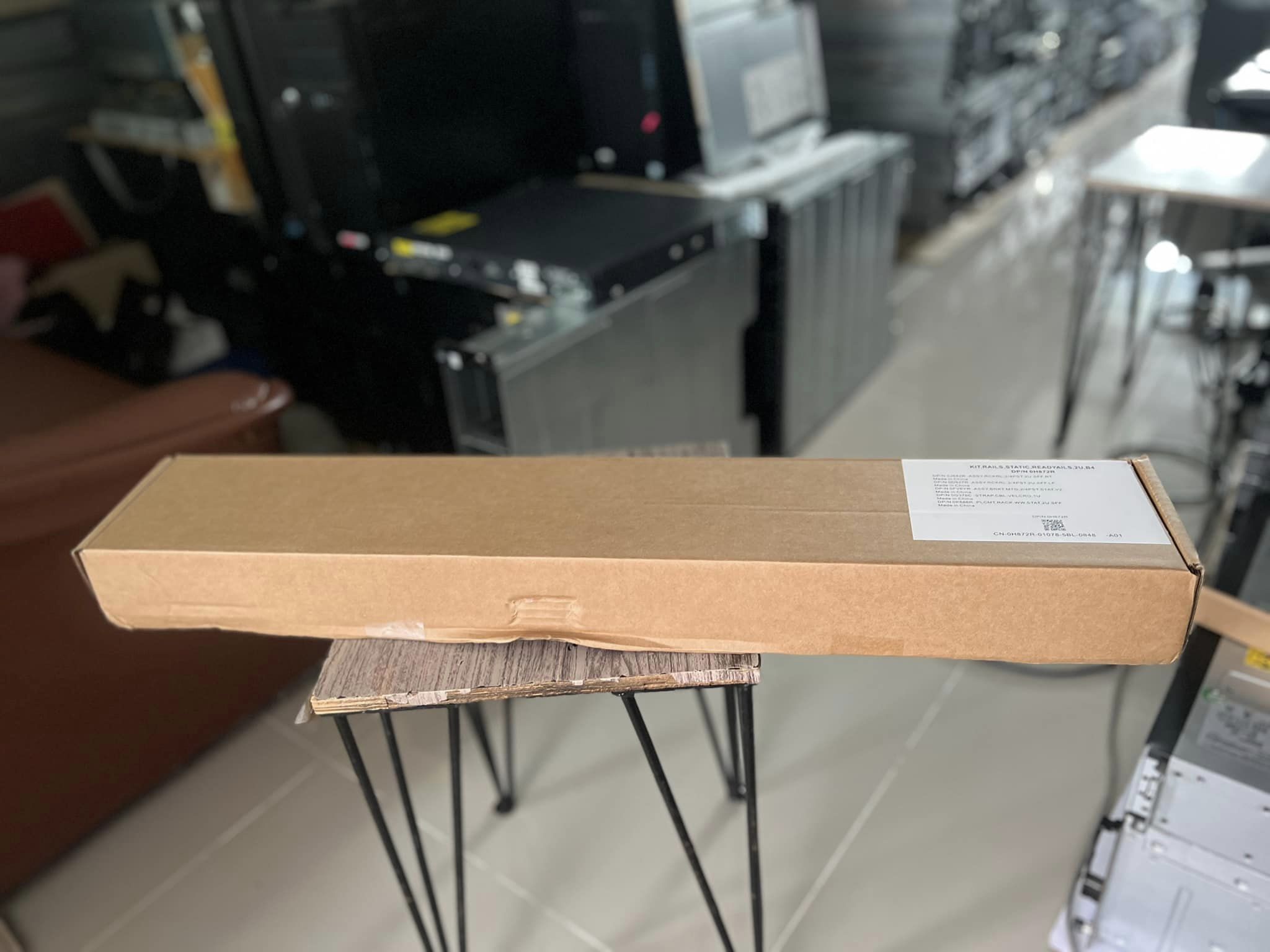 ราง rack Server dell R730 R720 R740 R510 R520 R530 R540 R820 Post Rack 2U Static Rails 0H872R รางแร็คเซิฟเวอร์เดลมือสองพร้อมใช้งาน