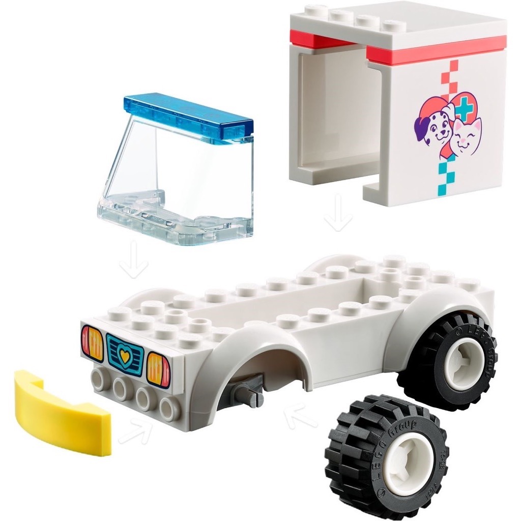 เลโก้ LEGO Friends 41694 Pet Clinic Ambulance