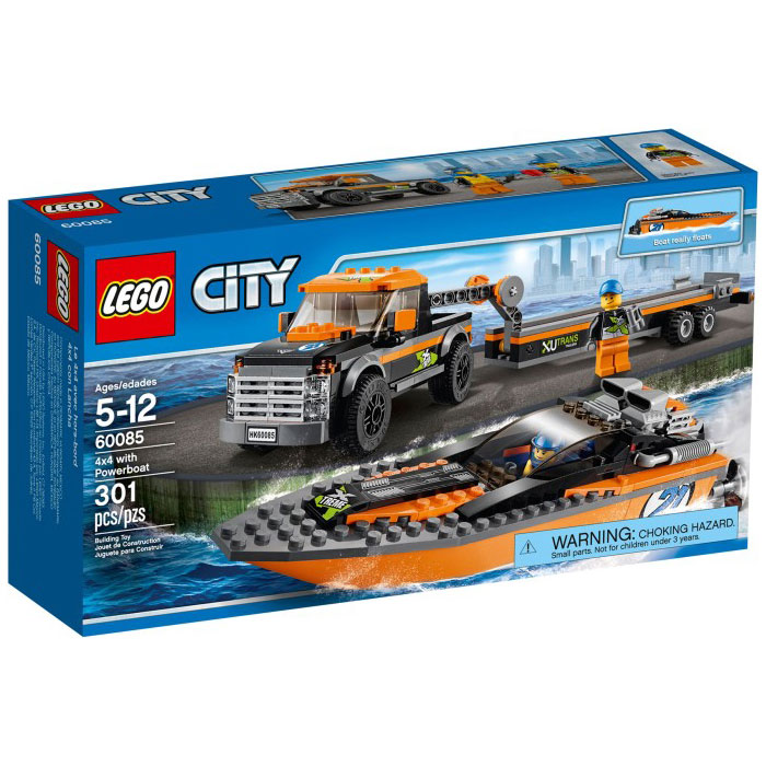 LEGO City 60085 Great Vehicles with Powerboat