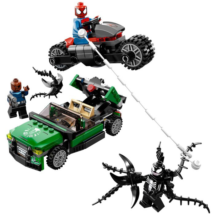LEGO Super Heroes 76004 Spider-Man : Spider-Cycle Chase (Retired Product)