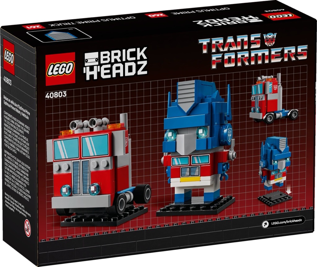 เลโก้ LEGO BrickHeadz 40803 Transformer
