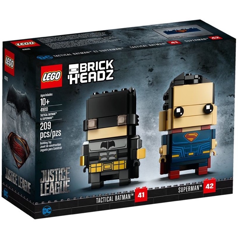LEGO Brickheadz 41610 เลโก้ Tactical Batman & Superman
