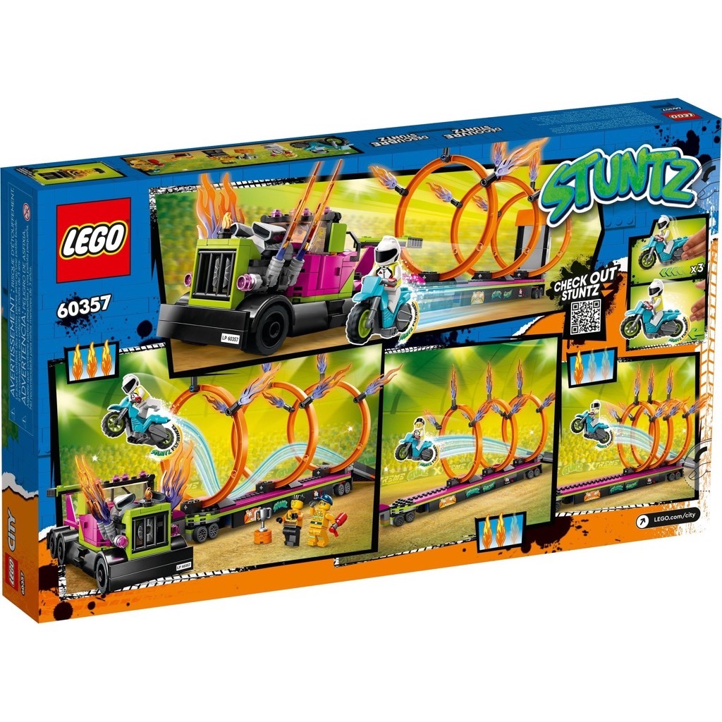 เลโก้ LEGO City 60357 Stunt Truck & Ring of Fire Challenge