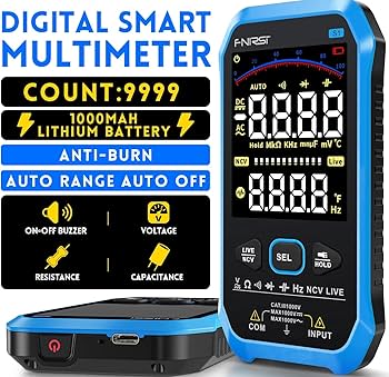FNIRSI S1 Large Screen Digital Display Smart Multimeter