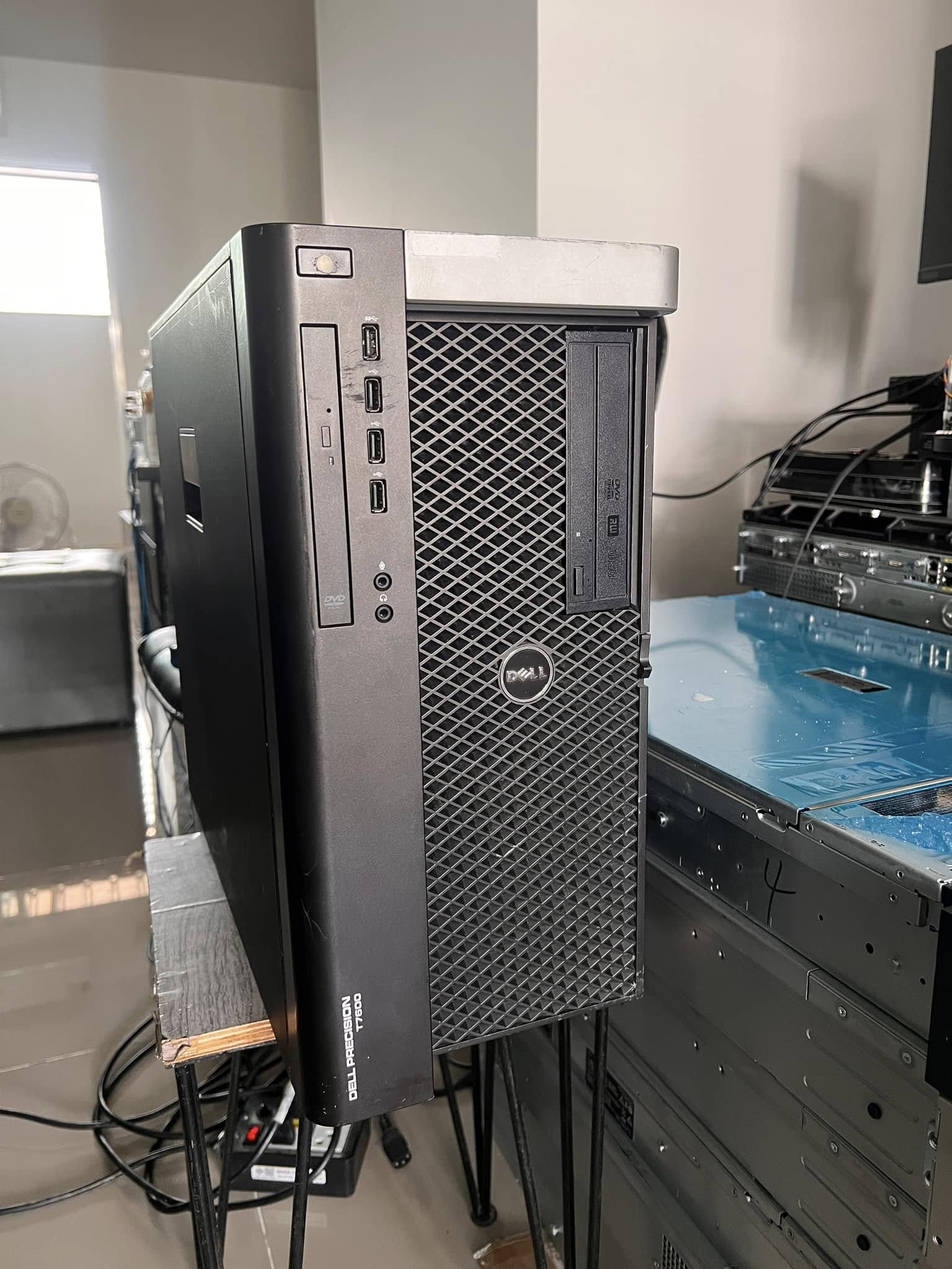 Dell Precision T7600 64gb 2cpu ssd H310 เวิร์คสเตชั่นเดลมือสองพร้อมใช้งาน