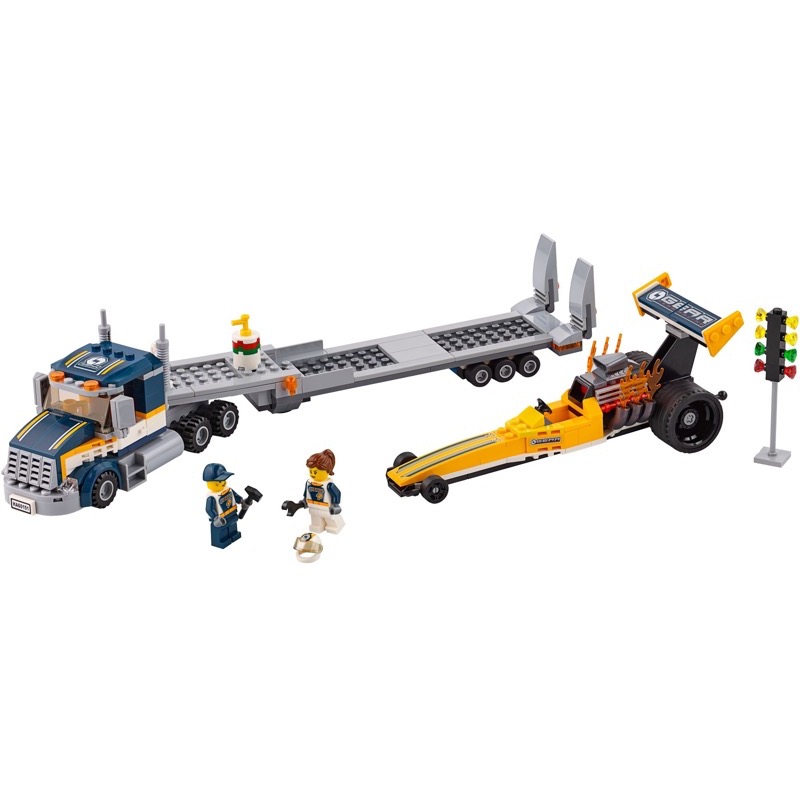 LEGO City 60151 Dragster Transporter