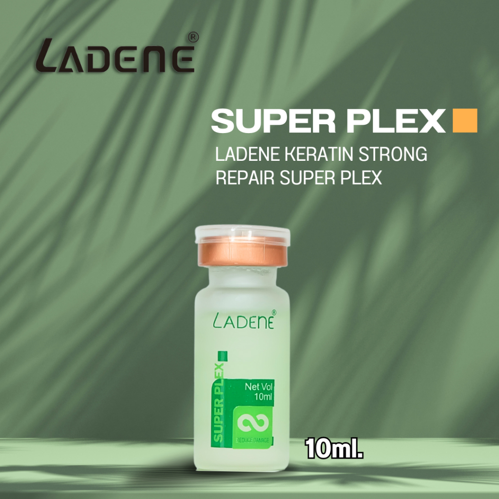 LADENE SUPPER PLEX ลาดีเน่ ซุปเปอร์ เพล็กซ์ เซรั่มป้องกันผมเสีย ก่อนทําเคมี เชื่อมเเกน