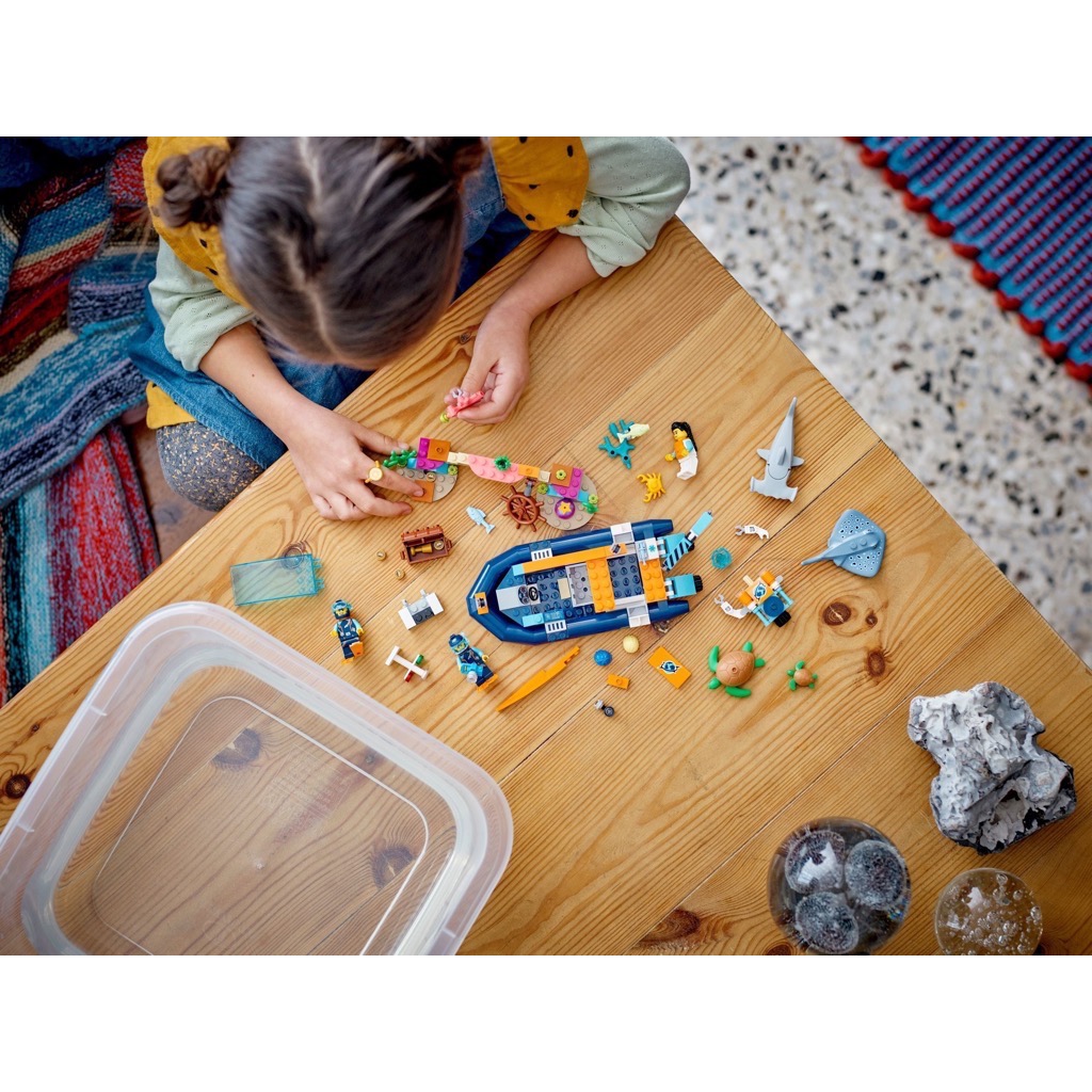 เลโก้ LEGO City 60377 Explorer Diving Boat