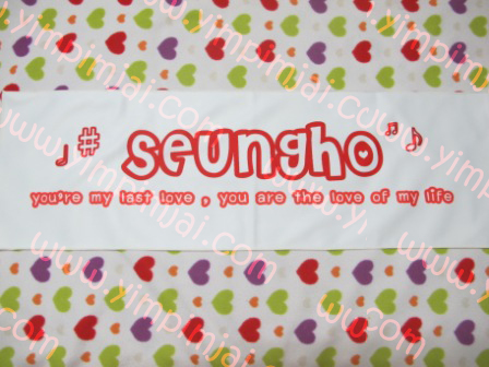ผ้าเชียร์สองด้าน seungho