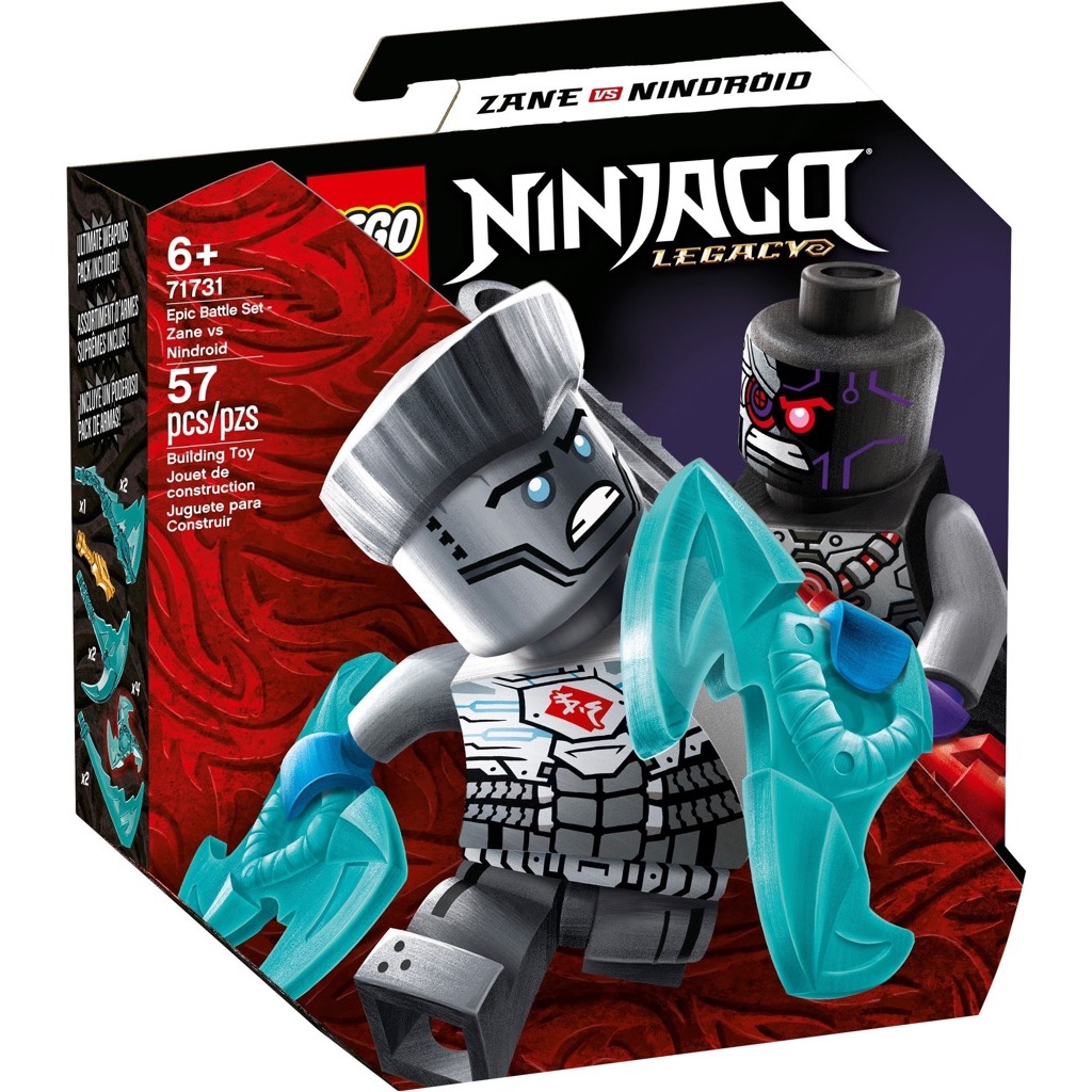 เลโก้ LEGO Ninjago 71731 EPIC BATTLE SET - ZANE VS. NINDROID