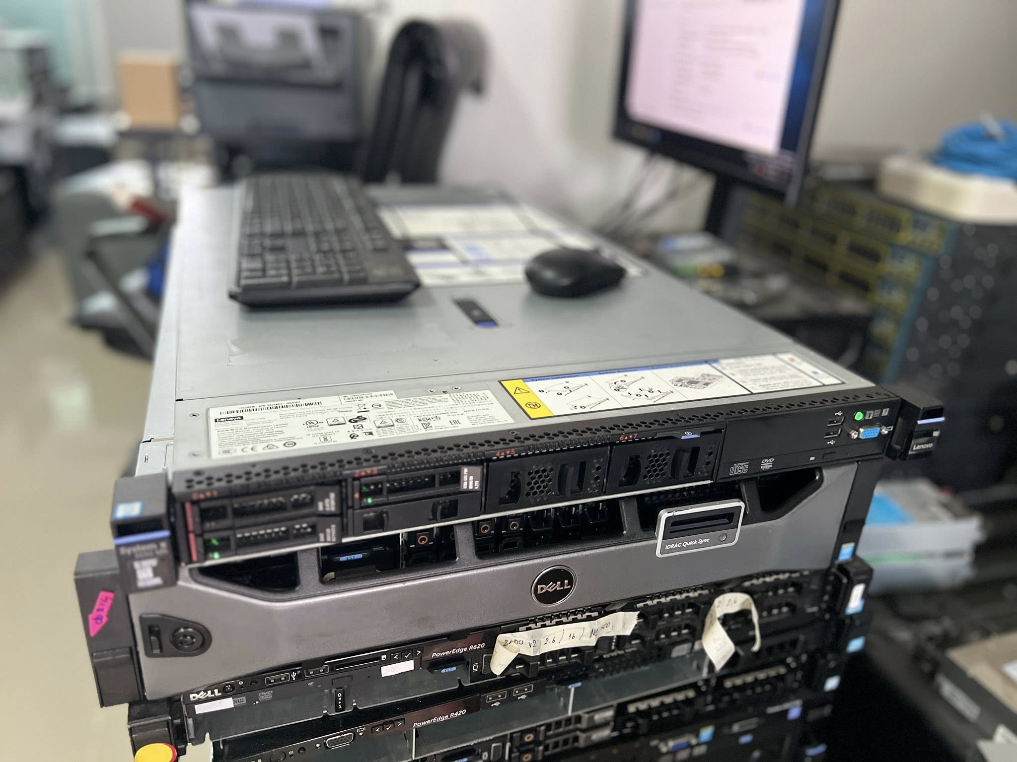 server Lenovo X3550 M5 64gb 14cores MT 8869AC1 ประกัน 3 เดือน เซิฟเวอร์เลอโนโวมือสองพร้อมใช้งาน