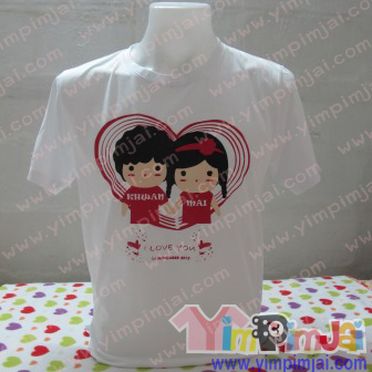 เสื้อคู่รัก เสื้อครอบครัว ของที่ระลึกงานแต่งงาน ของชำร่วย