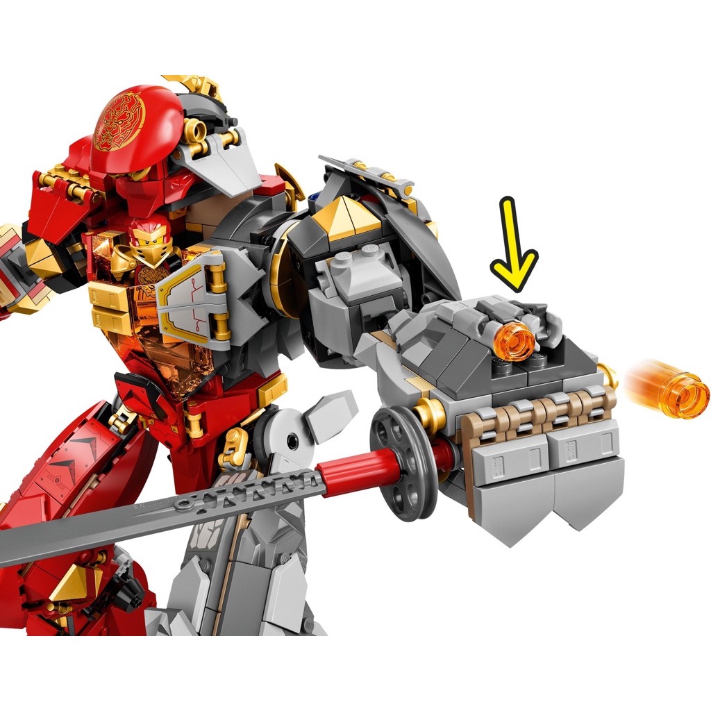 เลโก้ LEGO Ninjago 71720 Fire Stone Mech
