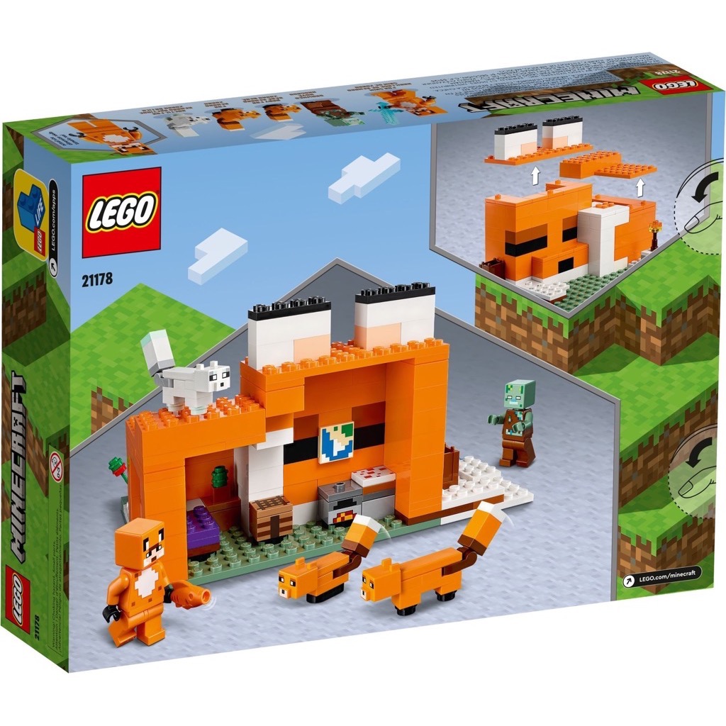เลโก้ LEGO Minecraft 21178 The Fox Lodge