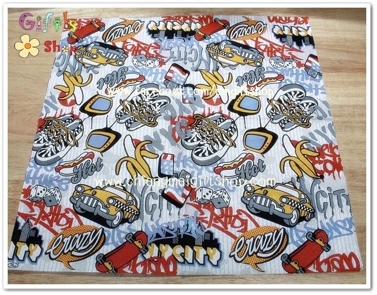 กระดาษแนปกิ้นยุโรป, ลายกล้วย, ลายสเก็ตบอร์ด, ลายทีวี, ลายรถ, ลายรถคลาสสิค, ลายรถโบราณ, ลายวินเทจ, พื้นหลังสีขาวฟ้า