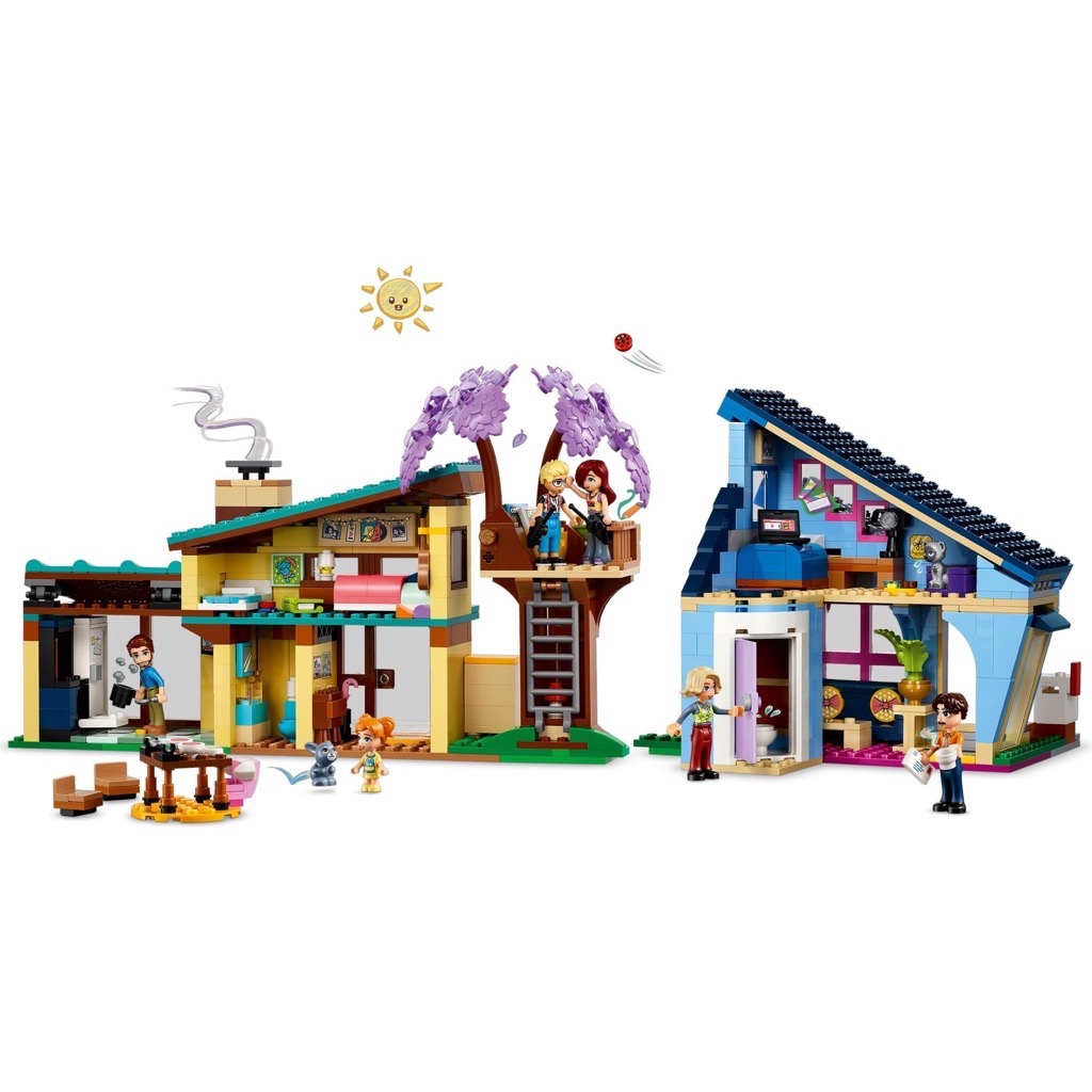 เลโก้ LEGO Friends 42620 Olly and Paisley's Family Houses