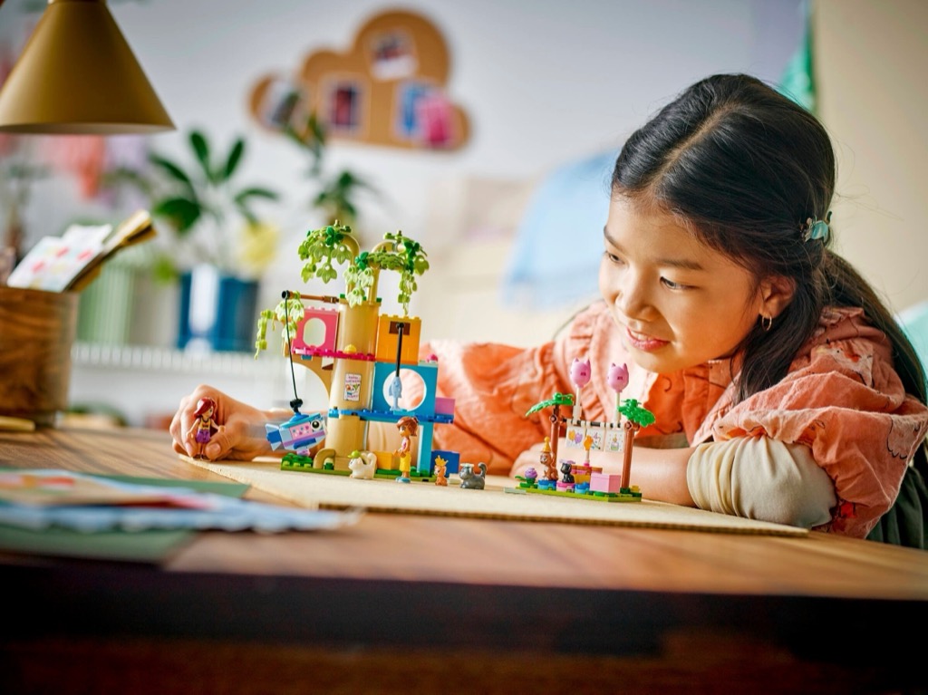 เลโก้ LEGO Friends 42666 Cat Birthday Party & Tree House