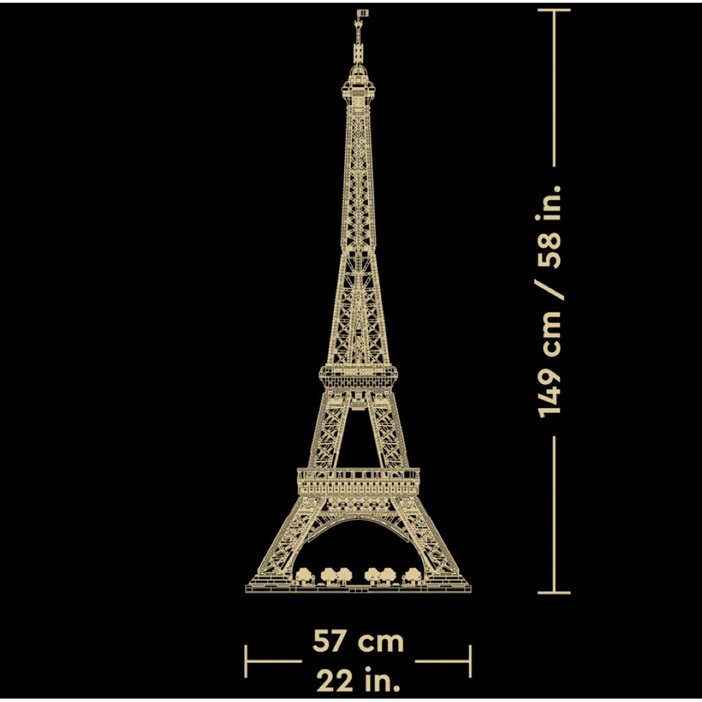 เลโก้ LEGO Exclusives 10307 Eiffel Tower (มีกล่องกระดาษตรงรุ่น)