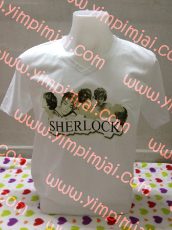 เสื้อยืดสกรีน sherlock
