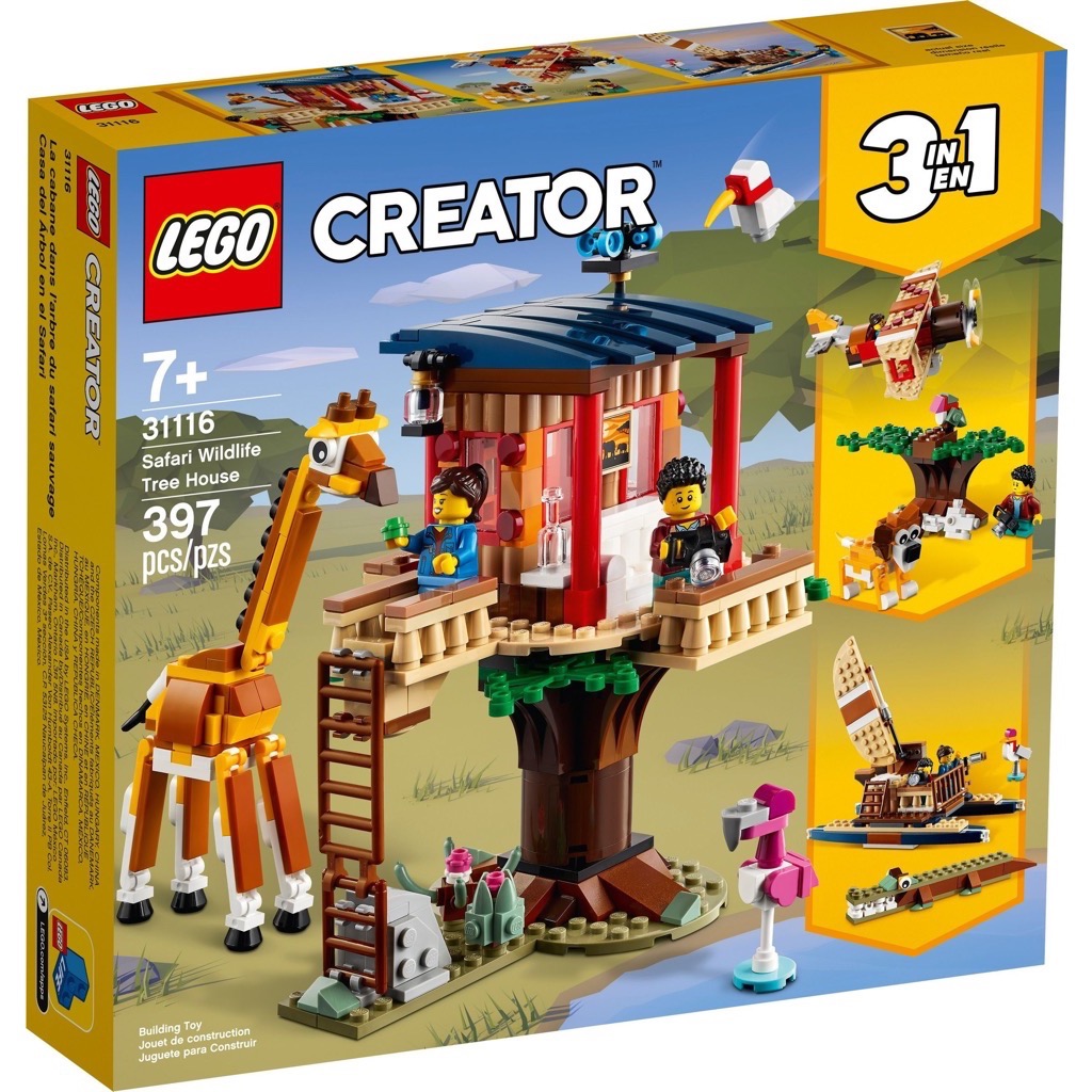 เลโก้ LEGO Creator 31116 Safari Wildlife Tree House