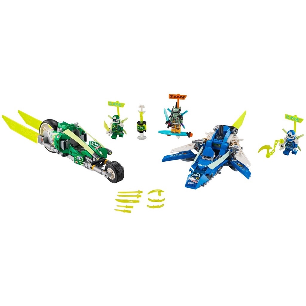 เลโก้ LEGO Ninjago 71709 Jay and Lloyd's Velocity Racers