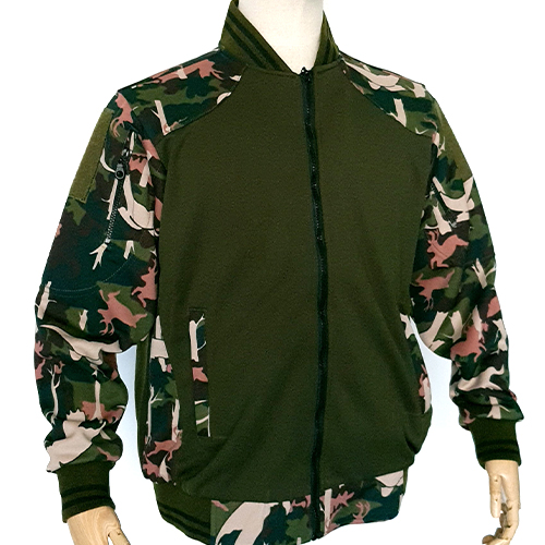 เสื้อวอร์ม เขียวขี้ม้า /ปักหลังตราอุทยาน*