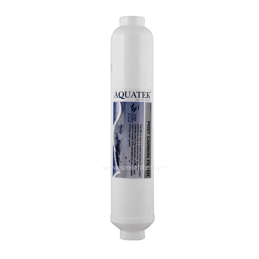 ไส้กรองน้ำ AQUATEK SILVER Post Carbon Inline 2"x10"