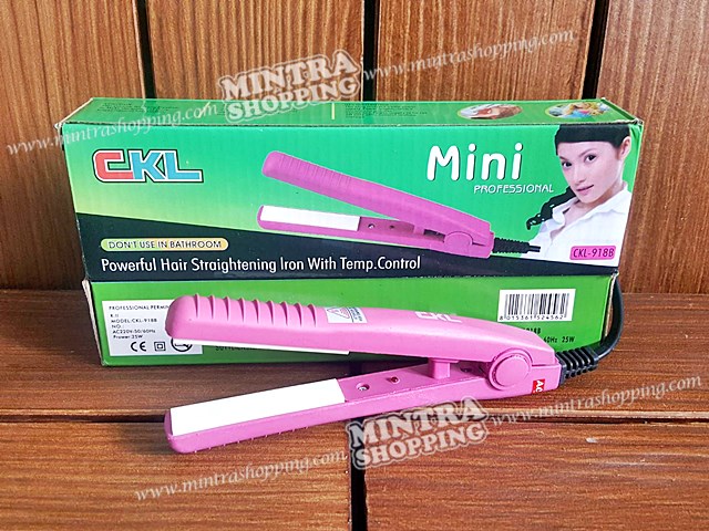 เครื่องหนีบผมจิ๋ว CKL-918B Mini ขนาดเล็กกะทัดรัด พกพาสะดวก ราคาส่งถูก