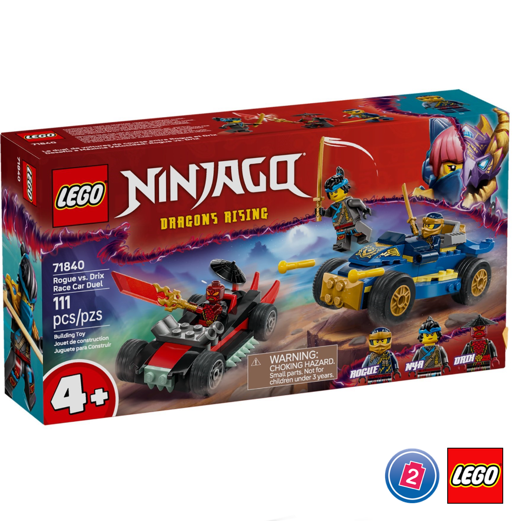 เลโก้ LEGO Ninjago 71840 Rogue vs. Drix Race Car Duel