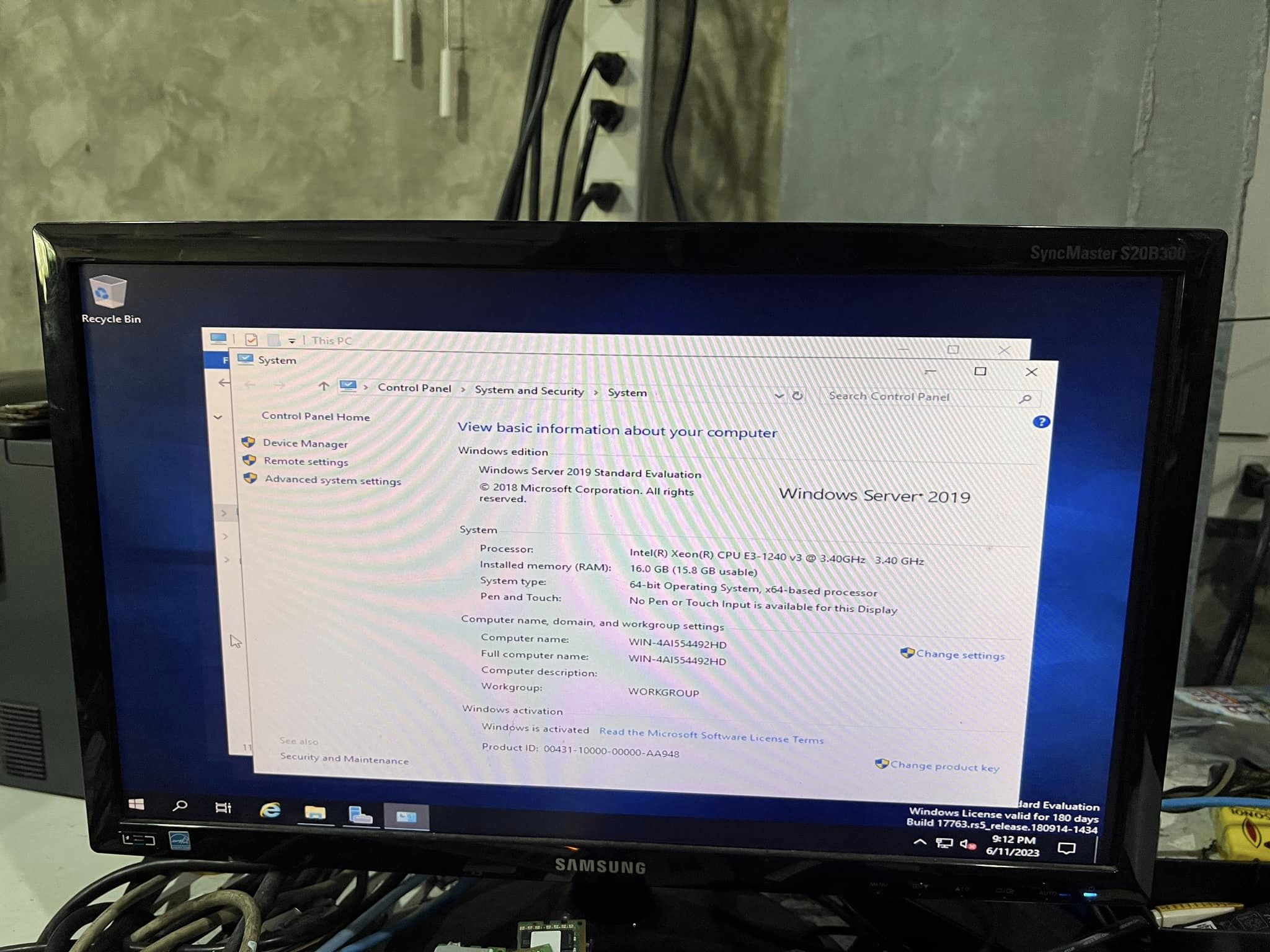 HP ML310e Gen8 V2เซิร์ฟเวอร์ทาวเวอร์มือสองพร้อมใช้งาน