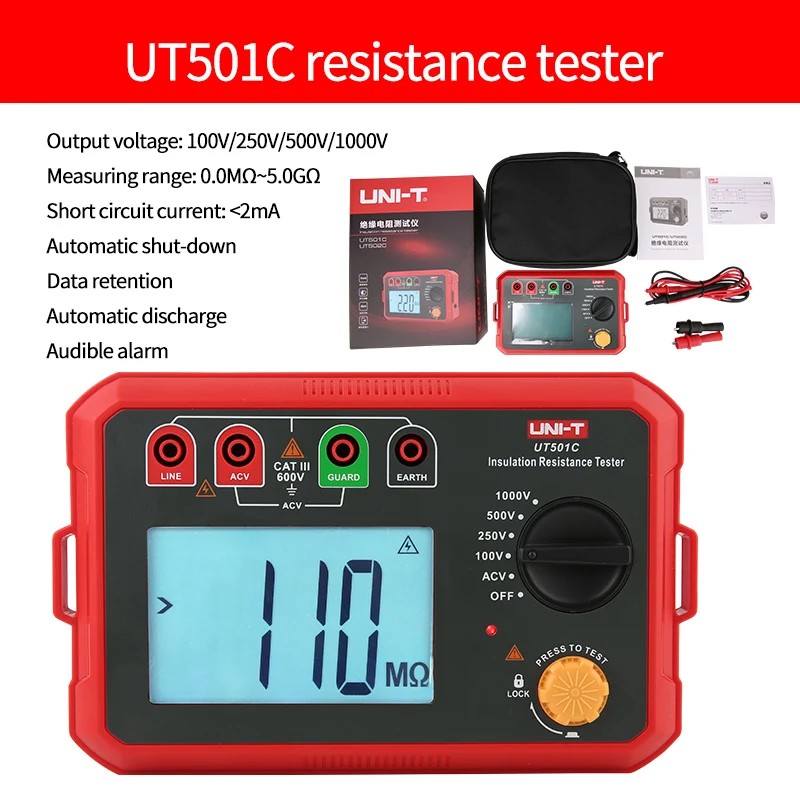 UNI-T UT501C Insulation Resistance Tester