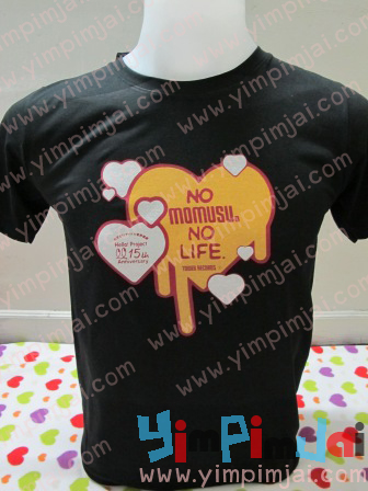 เสื้อยืดสีดำ สกรีนทรานสเฟอร์