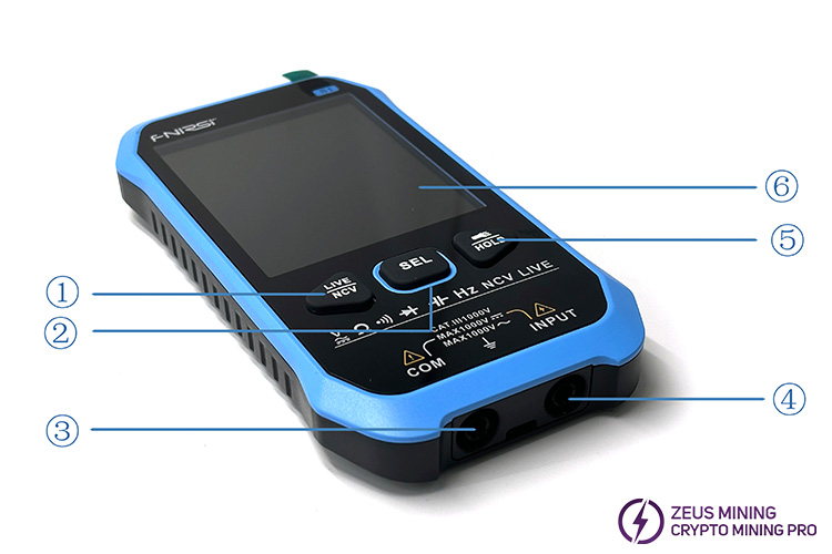 FNIRSI S1 Large Screen Digital Display Smart Multimeter