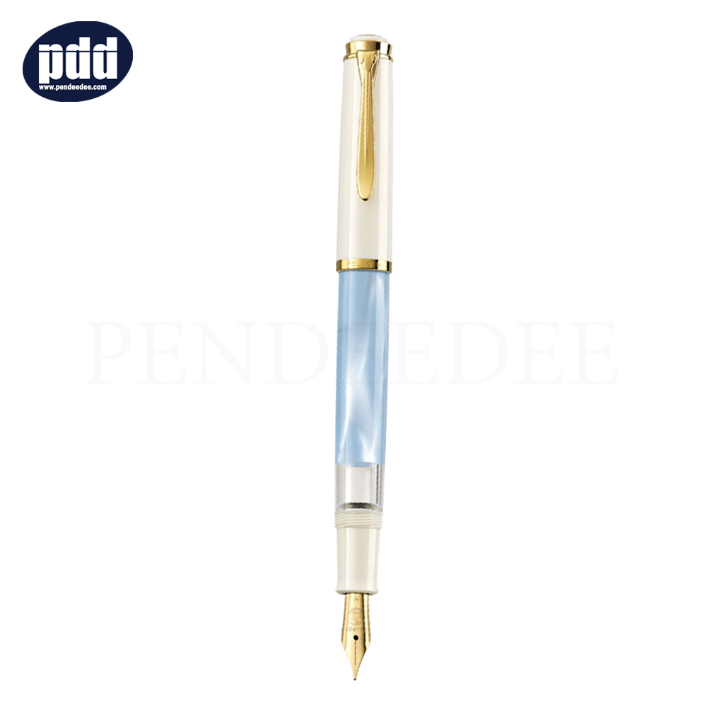 PELIKAN ปากกาหมึกซึม พีลีแกน เอ็ม200 PELIKAN M200 PASTEL-BLUE F Nib Fountain Pen