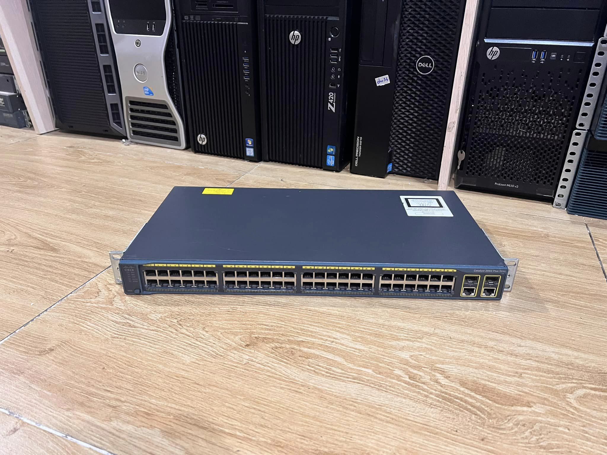 Cisco 2960plus48TC-L สวิทมือสองพร้อมใช้งาน