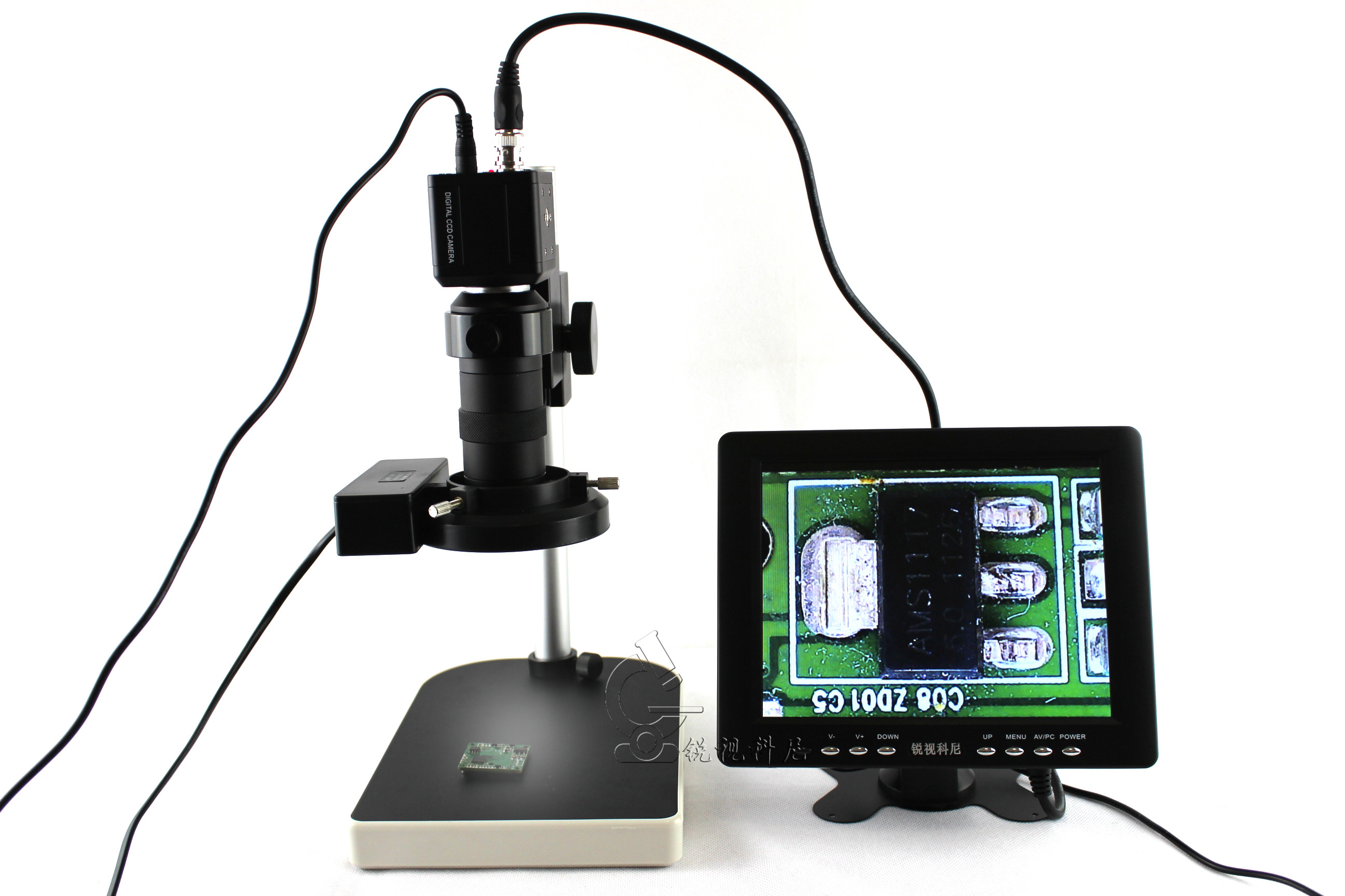 Digital Industrial Microscope Camera HD 10M-219-12 Display 11"