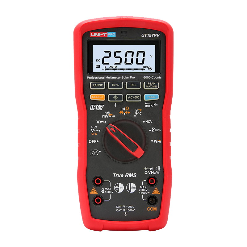 UNI-T UT197PV Professional Multimeter-Solar Pro