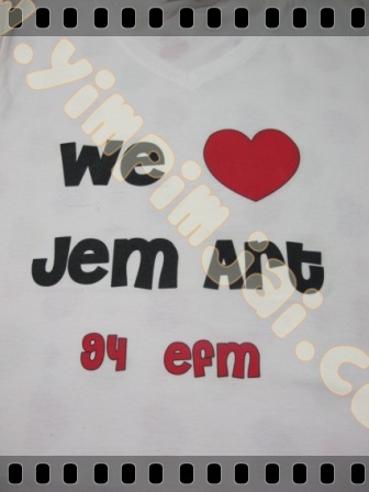 เสื้อยืดสกรีน we love gem art