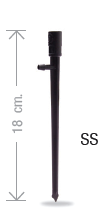 SS ขาปักท่อต่อหัวฉีด ขนาดท่อ 3 มม.
