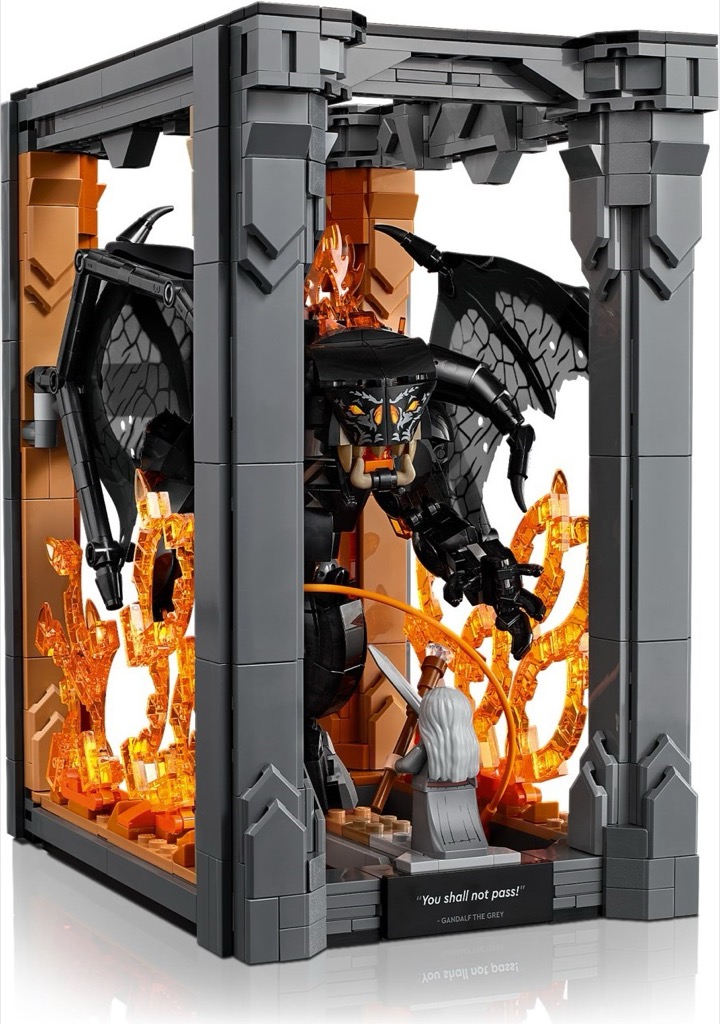 เลโก้ LEGO Exclusives 10367 The Lord of the Rings: Balrog™ Book Nook